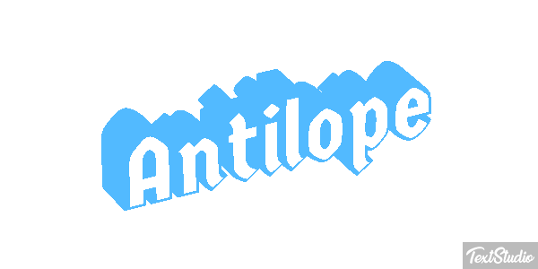 Antílope Текстовый эффект