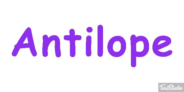 Antílope Текстовый эффект