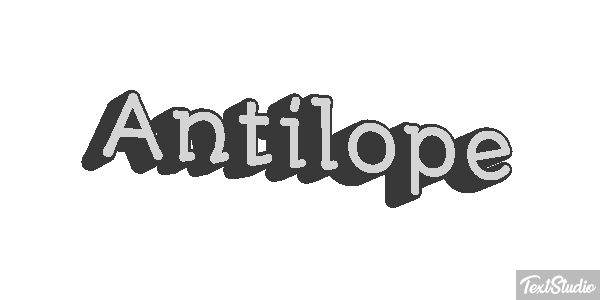 Antílope Текстовый эффект