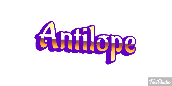 Antílope Текстовый эффект