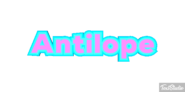 Antílope Текстовый эффект