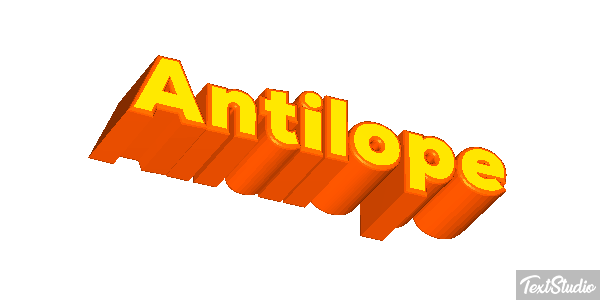 Antílope Текстовый эффект