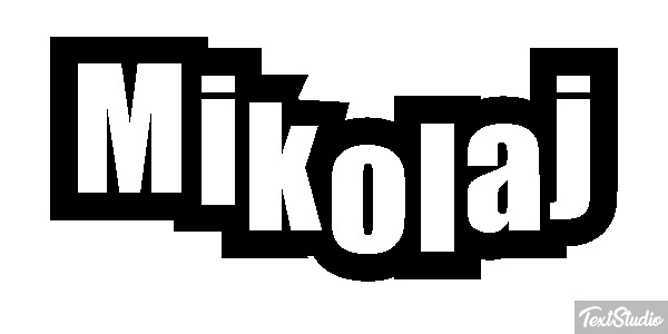 Mikołaj Efeito do texto