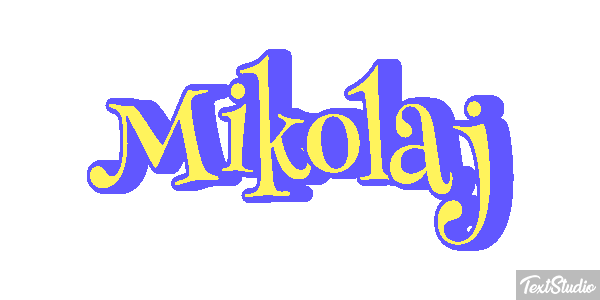 Mikołaj Efeito do texto
