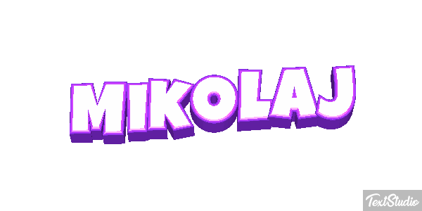 Mikołaj Efeito do texto