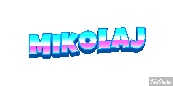Mikołaj Efeito do texto