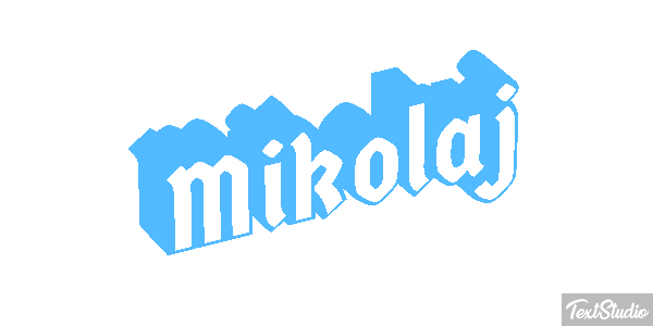 Mikołaj Efeito do texto