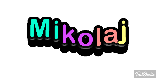 Mikołaj Efeito do texto