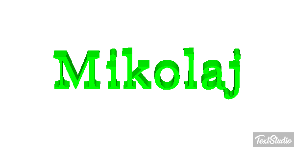 Mikołaj Efeito do texto