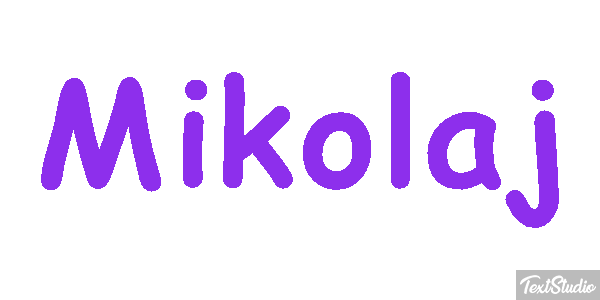 Mikołaj Efeito do texto