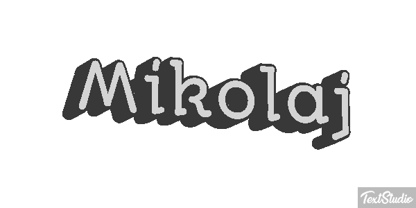 Mikołaj Efeito do texto
