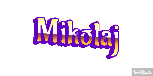 Mikołaj Efeito do texto