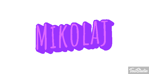 Mikołaj Efeito do texto