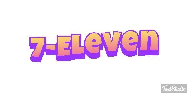 7-Eleven Effetto testo