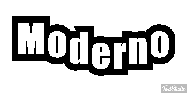 Moderno Effet de texte
