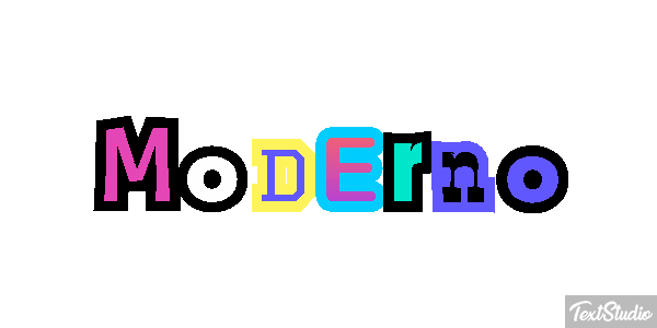 Moderno Effet de texte