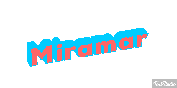 Miramar Texteffekt