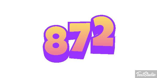 872 Metin efekti