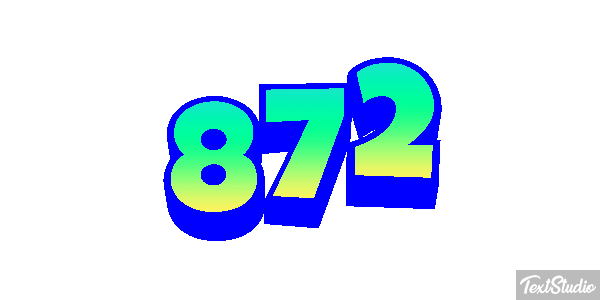 872 Metin efekti