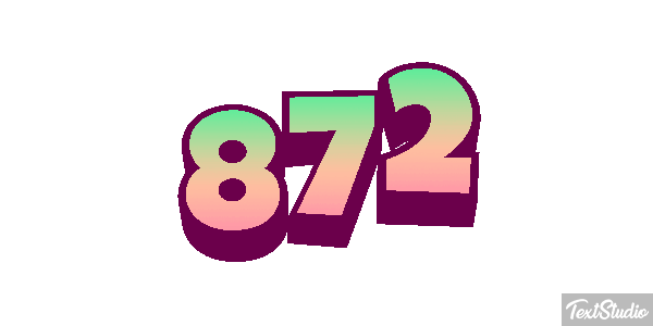 872 Metin efekti