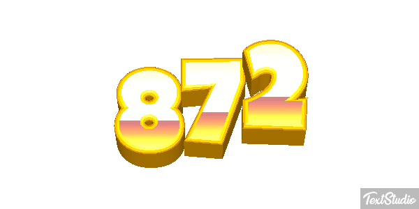 872 Metin efekti
