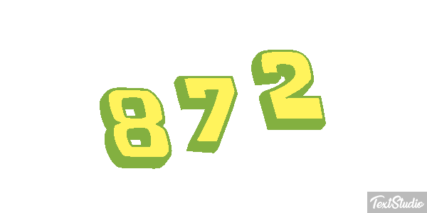 872 Metin efekti
