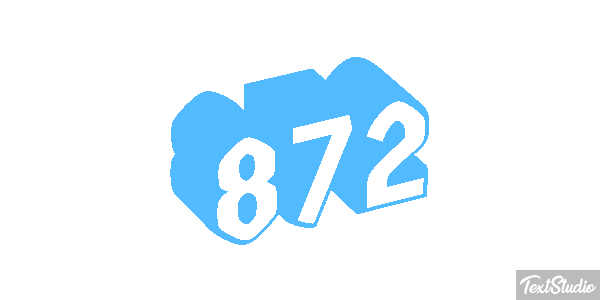 872 Metin efekti