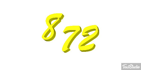 872 Metin efekti