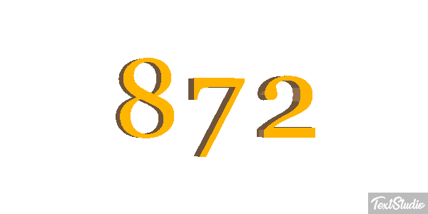 872 Metin efekti