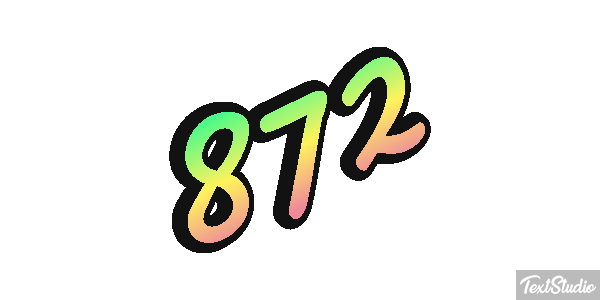 872 Metin efekti