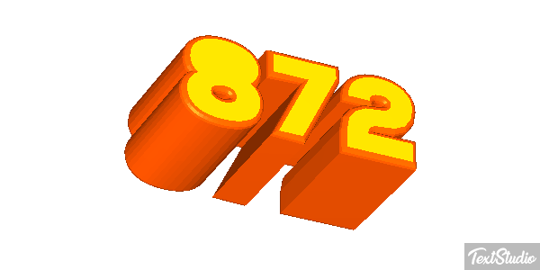 872 Metin efekti