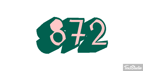 872 Metin efekti