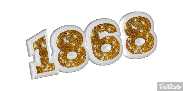 1868 Text effect