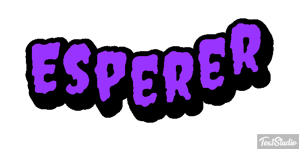 Espérer Effet de texte