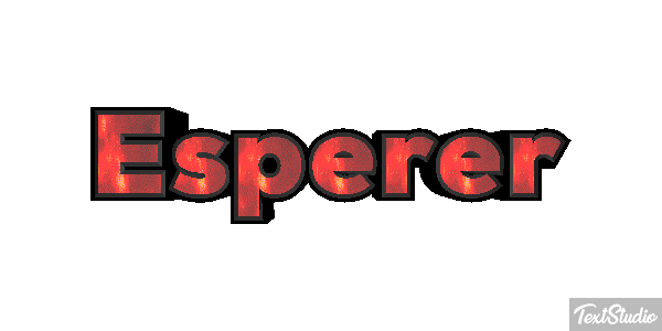 Espérer Effet de texte