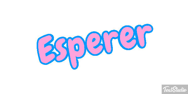 Espérer Effet de texte