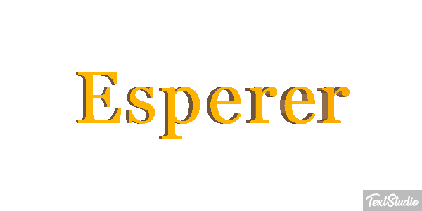 Espérer Effet de texte