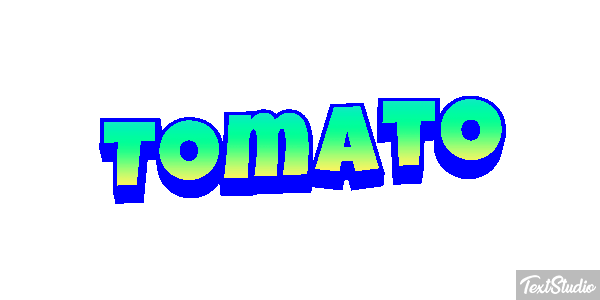 Tomato Text effect