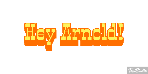 Hey Arnold! Metin efekti
