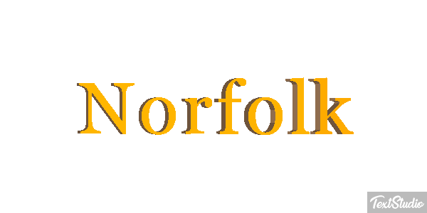 Norfolk Efeito do texto