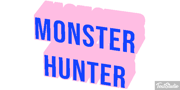 Monster Hunter Effetto testo