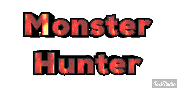 Monster Hunter Effetto testo