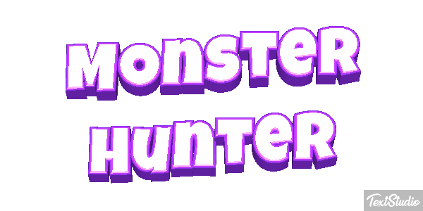 Monster Hunter Effetto testo