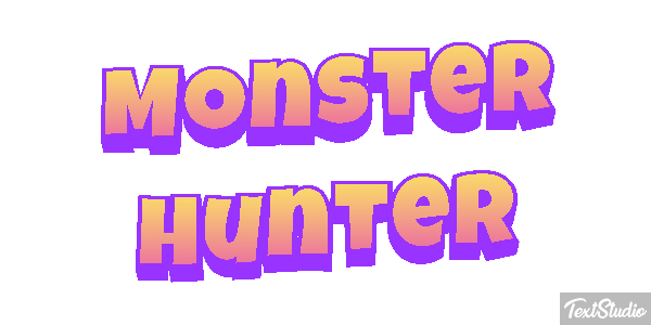 Monster Hunter Effetto testo