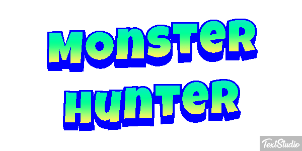Monster Hunter Effetto testo
