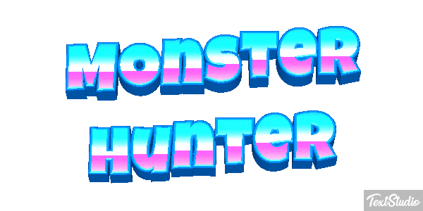 Monster Hunter Effetto testo