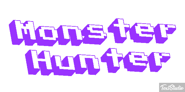 Monster Hunter Effetto testo