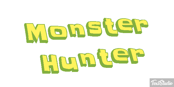 Monster Hunter Effetto testo