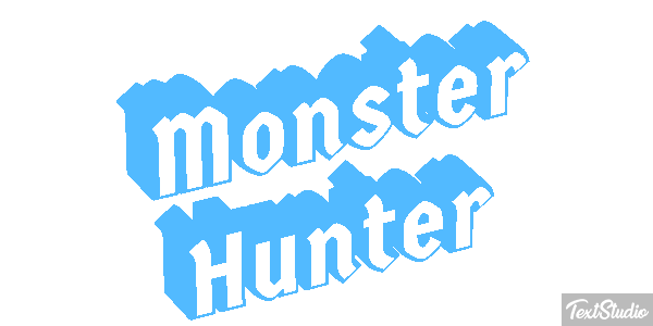 Monster Hunter Effetto testo