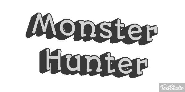 Monster Hunter Effetto testo